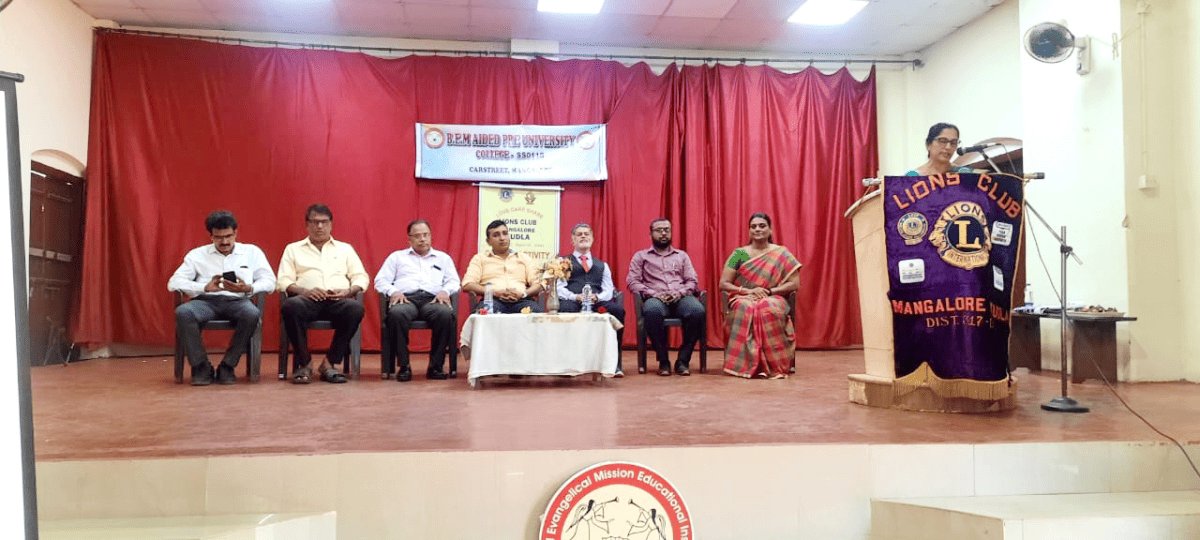 Talk on Career opportunities by Lions Club