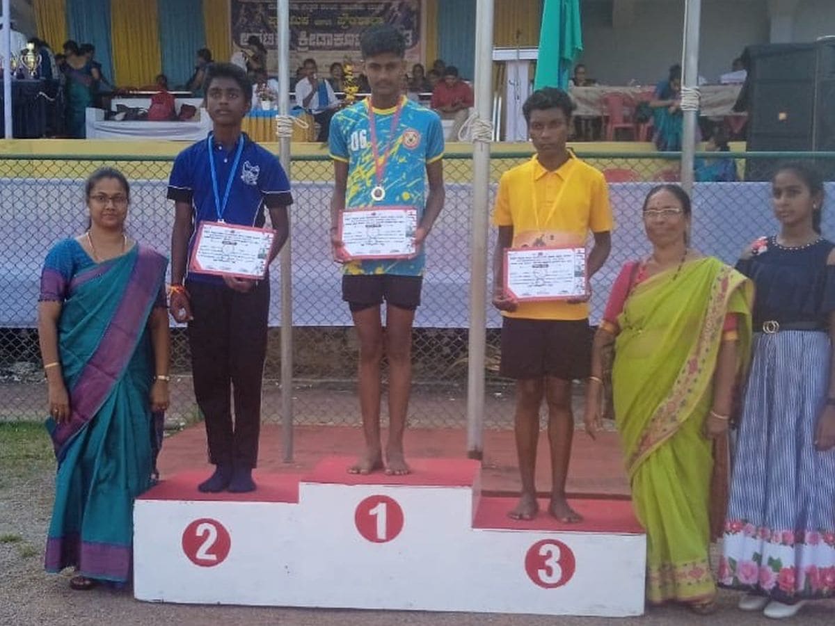 BEM students win prize at Hobbali level athletics event