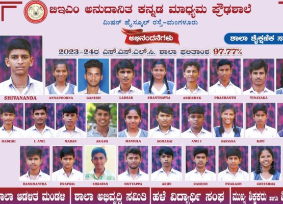 BEM Kannada medium High school 10th std results